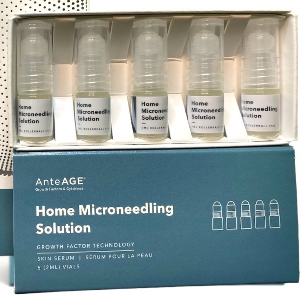 5 Vials - The AnteAGE Home Microneedling Solution ONLY | Authentic USA